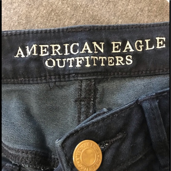 AE Dark Blue Sky High Jeggings - Picture 4 of 4